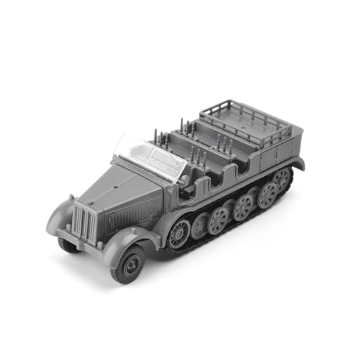 CARESHINE [Spielzeugfahrzeug-Bausatz] – Deutsches Panzerfahrzeugspielzeug Sd.kfz.7 Modellbausatz – Klassisches Fahrzeugspielzeug – Kinderspielzeug-Bausatz von CARESHINE
