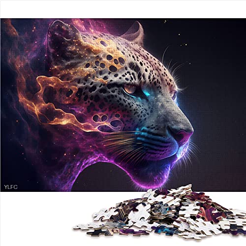 1000 Teile Puzzle Jaguar Puzzle für Erwachsene Holzpuzzle Lernspiel Herausforderung Spielzeug (Größe 50x75cm) von CARGIS
