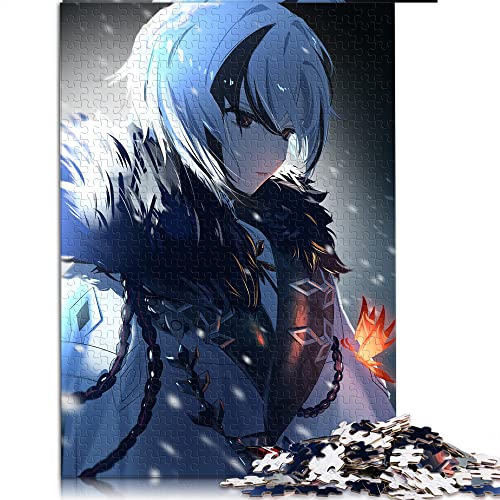 1000 Teile Puzzle Spiel Genshin Impact Arlecchino Puzzle Holzpuzzle Familiendekoration (Größe 50x75cm) von CARGIS