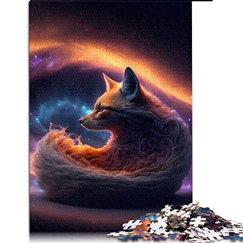 1000 Teile Puzzle Tier Fuchs Puzzle für Kinder Holzpuzzle Lernspiele für Erwachsene und Kinder (Größe 50x75cm) von CARGIS