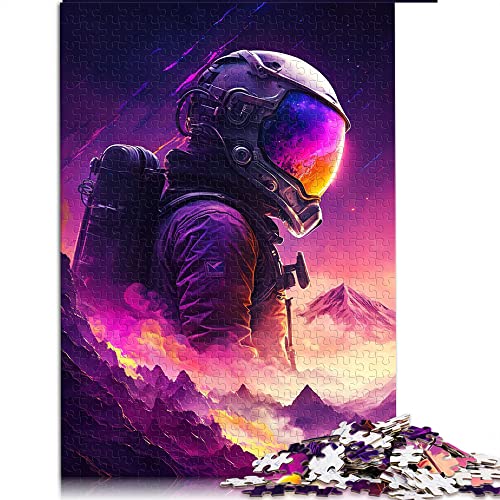 1000 Teile Puzzles Astronaut Space Galaxy Puzzles für Holzpuzzle Lernspielzeug (Größe 50x75cm) von CARGIS