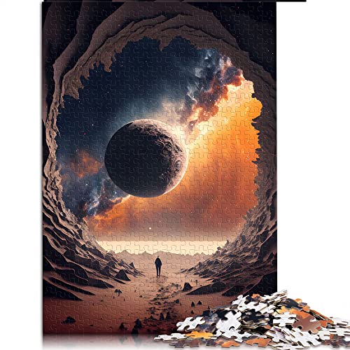 1000 Teile Puzzles Ende des Universums Puzzle für Erwachsene Holzpuzzle Gutes Geschenk für Erwachsene Kinder (Größe 50x75cm) von CARGIS