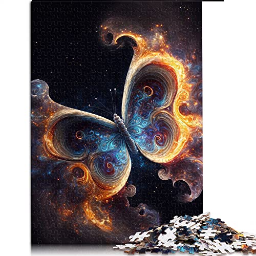 CARGIS 1000 Teile Puzzle Erwachsene Schmetterling Puzzle Modernes Puzzlespiel für Kinder und Erwachsene, 26x38cm, 1000 Stück, 8-12 Jahre von CARGIS