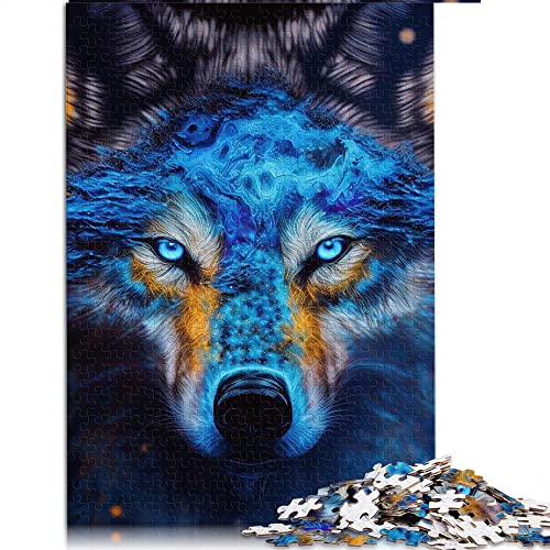 1000 Teile Puzzles Erwachsene Puzzles Geschenke Wolf Puzzles für Erwachsene Holzpuzzles Familienspiele (Größe 50x75cm) von CARGIS