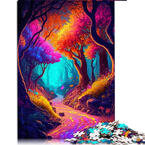 1000 Teile Puzzles Fantasy World Forest Puzzle Erwachsene Kartonpuzzles Puzzle Hands-on Game (Größe 26x38cm) von CARGIS