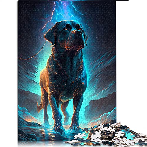 1000 Teile Puzzles Rottweiler Hundepuzzle Holzpuzzle Lernen Lernspielzeug (Größe 50x75cm) von CARGIS