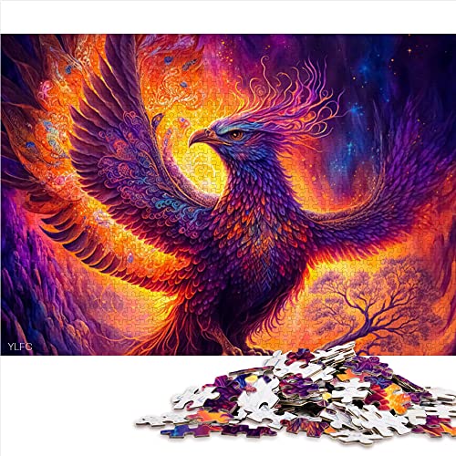 500 Teile Puzzles für Erwachsene Legend of The Phoenix Puzzle für Erwachsene Holzpuzzles Erwachsene Puzzles Geschenke (Größe 38x52cm) von CARGIS