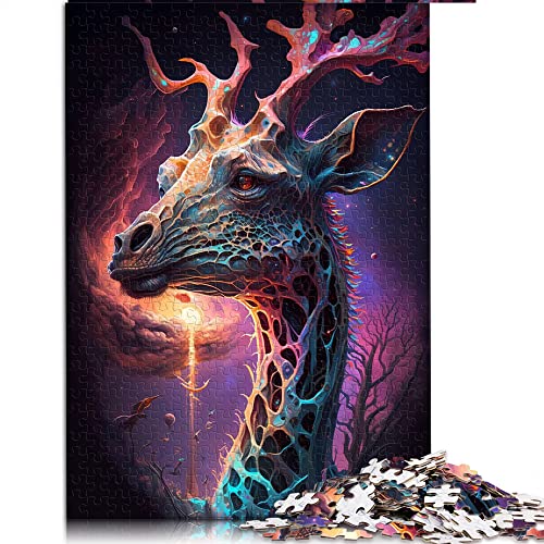 1000 Teile Puzzles für Erwachsene Puzzle Fantastische Giraffea Puzzle für Erwachsene Papppuzzles Puzzles für Erwachsene Lernspiel Herausforderung Spielzeug (Größe 26x38cm) von CARGIS