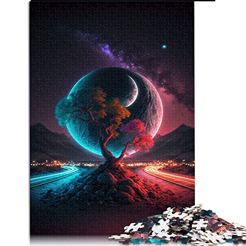 1000-teilige Puzzles für Erwachsene und Kinder Baum des Lebens Puzzle für Erwachsene Holzpuzzles Home Art Decor (Größe 50 x 75 cm) von CARGIS