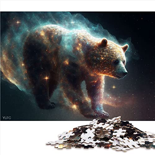CARGIS 1000 Teile Puzzle für Erwachsene - Bär Puzzle, Papppuzzle, Geschenk (Größe 26x38cm) von CARGIS