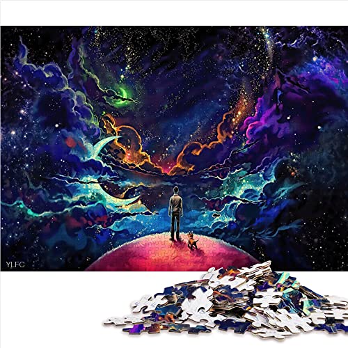 Puzzles 1000 Teile für Erwachsene Raumpuzzles Holzpuzzles Lernspiele Heimdekorationspuzzle. (Größe 50 x 75 cm) von CARGIS