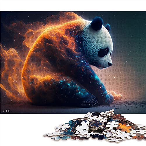 Puzzles für Erwachsene 1000 Teile Tier-Panda-Puzzle für Erwachsene Holzpuzzle schwierig und herausfordernd (Größe 50 x 75 cm) von CARGIS