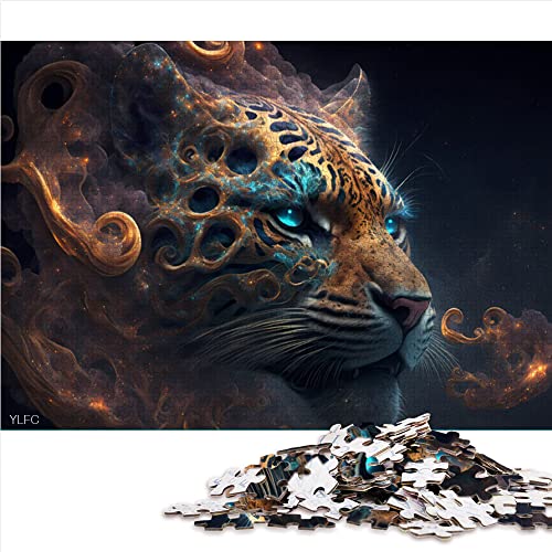 für Erwachsene 500 Teile Puzzle Geschenke Tier Tiger Puzzles für Erwachsene Holzpuzzle Puzzles für Erwachsene Geschenke (Größe 38x52cm) von CARGIS