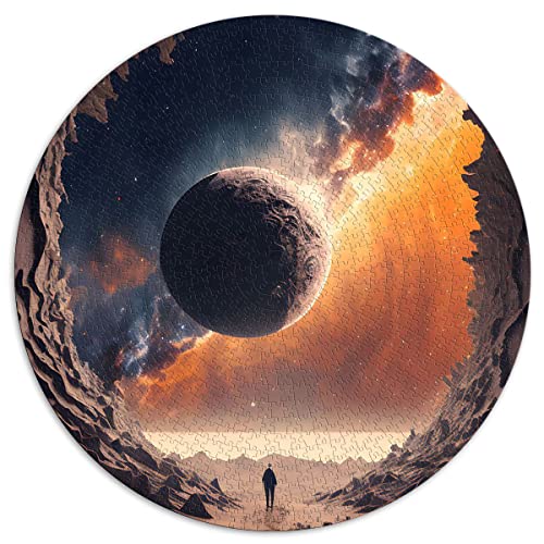 für Erwachsene 1000-teiliges Puzzle End of The Universe Runde Puzzles für Erwachsene und Kinder, Papppuzzles Fun Puzzles Games (Größe 67,5 x 67,5 cm) von CARGIS