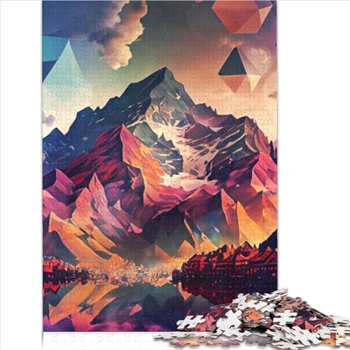 1000 Teile Puzzle Fantasy Mountains Puzzle Spielzeug Puzzles Lernspiele Stressabbau-Puzzles Festivals Geschenke (Größe 29.52x19.68 Inch) von CARGUS