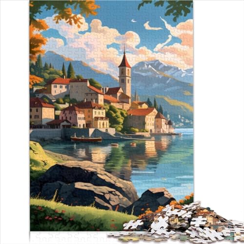 Puzzle 1000 Teile Puzzles Wunderbare Welt Kreative Puzzles Holzpuzzles Puzzles Für Festivals Geschenke (Größe 29.52x19.68 Inch) von CARGUS