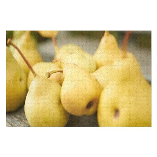 für Familie Freunde Dekorativ，1000 StüCk Some Yellow Pears fruitLernspielzeug FüR Kinder 70x50Papier von CARGUS