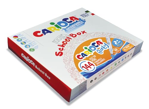 Carioca Schoolbox Filzstifte, Mehrfarbig (42826/E) von CARIOCA