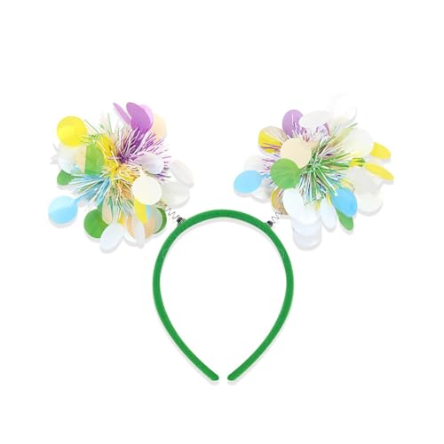 CARISSETT Osterhasen-Ohren-Haarbänder mit Blumenkronen, für Kinder und Erwachsene, Kopfbedeckung, Party-Kostüm-Zubehör CARISSETT Osterhasen-Ohren-Haarbänder mit Blumenkronen, für Kinder und Erwachsene, Kopfbedeckung, Party-Kostüm-Zubehör von CARISSETT