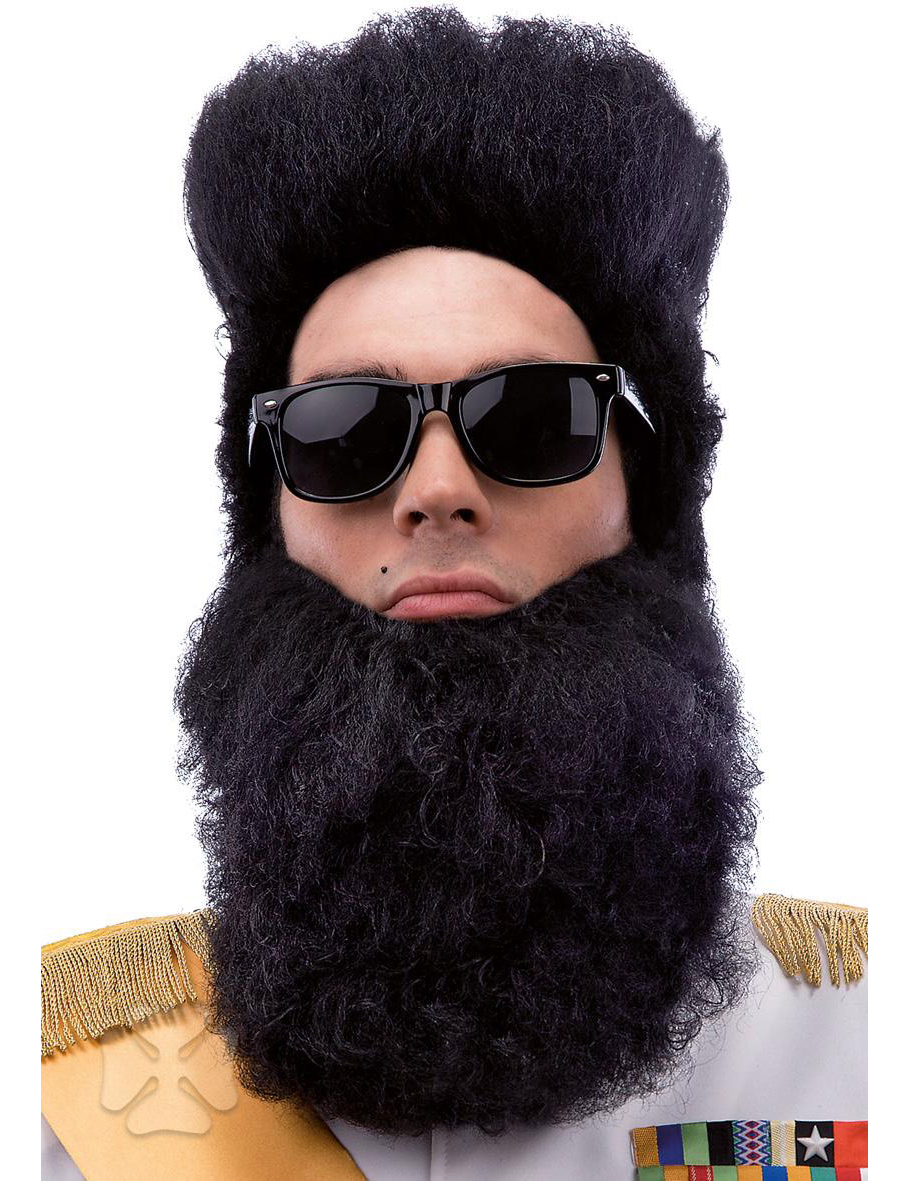 Langer Diktatoren-Bart schwarz Langer Diktatoren-Bart schwarz von CARNIVAL TOYS