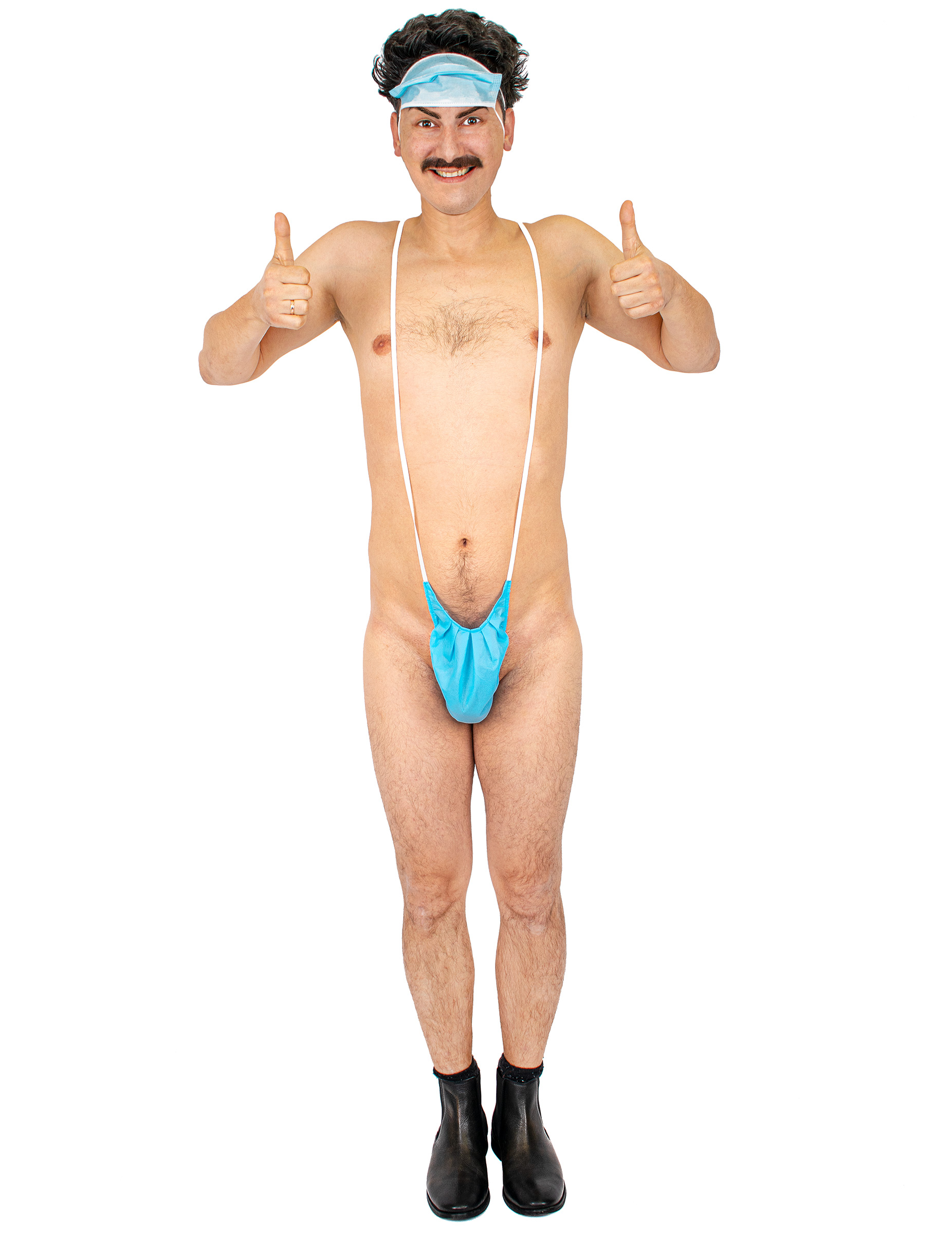 Maskini Kostüm für Herren Faschingskostüm blau Maskini Kostüm für Herren Faschingskostüm blau von CARNIVAL TOYS