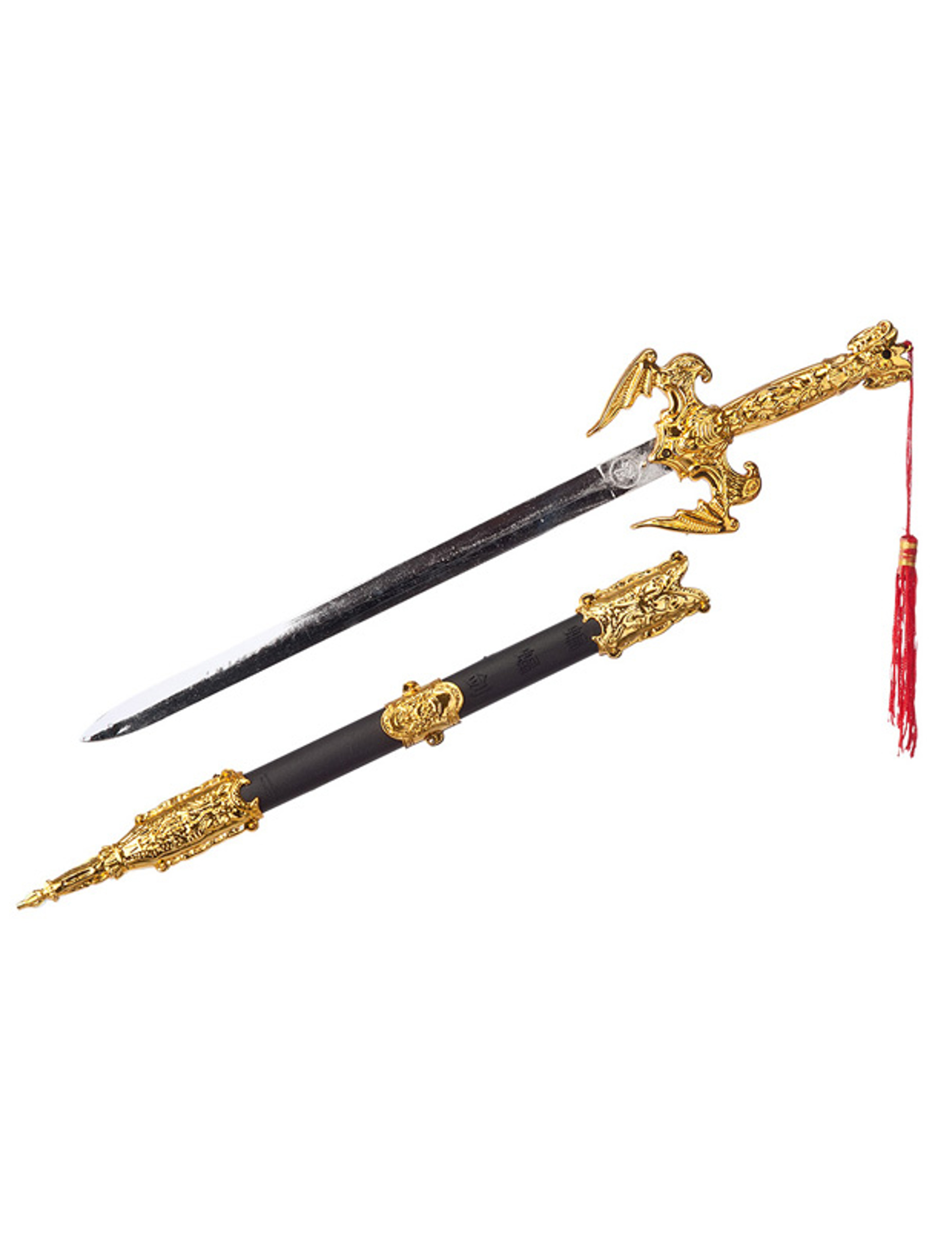 Ninja Schwert gold 50 cm Ninja Schwert gold 50 cm von CARNIVAL TOYS