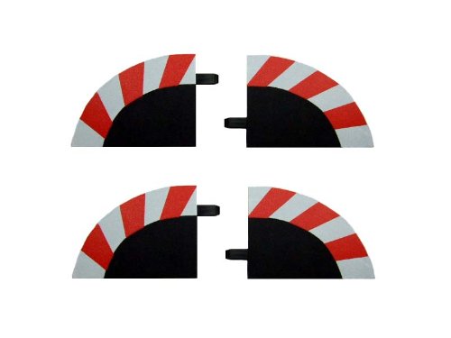 4x Endstücke Randstreifen Carrera Digital Evo ohne OVP 20598 von Carrera