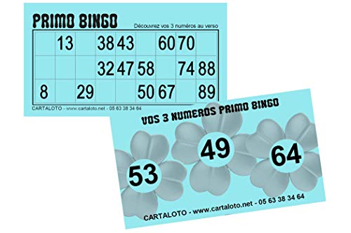 CARTALOTO-125 Loto-Spiele, Primo Bingo, Blau, JNPBX1-02, Mehrfarbig von CARTALOTO