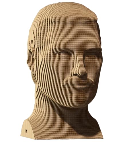 Cartonic 3D-Puzzle aus Karton Skulptur Motiv: Fredie Mercury, Alter ab 14 Jahre, 102 Teile, ca. 18 cm H von CARTONIC