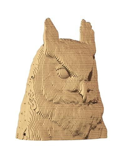 CARTONIC 3D-Puzzle – Eule: Eine fesselnde und anregende Unterhaltung zur Entwicklung Ihrer Fähigkeiten – 3D-Puzzle aus Karton – der Karton verwandelt sich in eine Figur in Relief CARTONIC 3D-Puzzle – Eule: Eine fesselnde und anregende Unterhaltung zur Entwicklung Ihrer Fähigkeiten – 3D-Puzzle aus Karton – der Karton verwandelt sich in eine Figur in Relief von CARTONIC