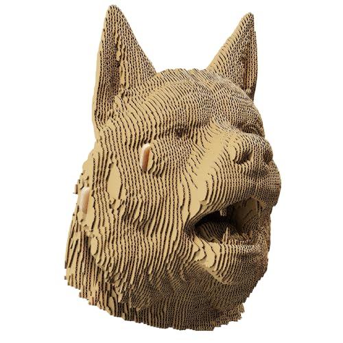 CARTONIC 3D-Puzzle-Set, Wolf, 3D-Puzzle aus Pappe – Der Karton verwandelt sich in eine Figur in Relief – alle Altersgruppen – Wolf – 79 Stück Cardboard 3D Jigsaw Puzzle CARTONIC 3D-Puzzle-Set, Wolf, 3D-Puzzle aus Pappe – Der Karton verwandelt sich in eine Figur in Relief – alle Altersgruppen – Wolf – 79 Stück Cardboard 3D Jigsaw Puzzle von CARTONIC