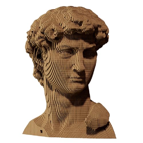 CARTONIC 3D-Puzzle-Set – David – 3D-Puzzle aus Karton – Der Karton verwandelt sich in eine Figur in Relief – alle Altersgruppen – 94 Stück Cardboard 3D Jigsaw Puzzle CARTDAV CARTONIC 3D-Puzzle-Set – David – 3D-Puzzle aus Karton – Der Karton verwandelt sich in eine Figur in Relief – alle Altersgruppen – 94 Stück Cardboard 3D Jigsaw Puzzle CARTDAV von CARTONIC