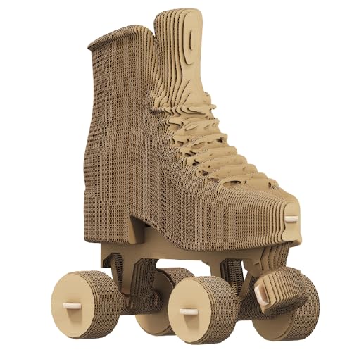 CARTONIC 3D-Puzzle-Set – Roller Skates – 3D-Puzzle aus Karton – der Karton verwandelt sich in eine Figur in Relief – für alle Altersgruppen – 156-teiliges 3D-Puzzle CARTONIC 3D-Puzzle-Set – Roller Skates – 3D-Puzzle aus Karton – der Karton verwandelt sich in eine Figur in Relief – für alle Altersgruppen – 156-teiliges 3D-Puzzle von CARTONIC