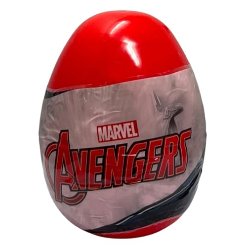 CARTOON Mini Überraschungsei 5 Stück Ei mit Zubehör Schreibwaren Farben und Designs für Kinder, Avengers, 7 x 7 x 10 cm, Freizeit von CARTOON