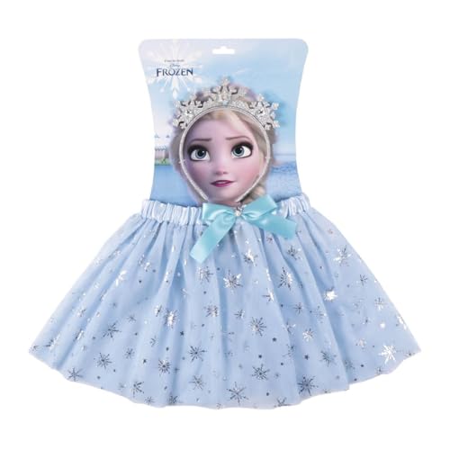 Disney Frozen 2-teiliges Haarreif-Set mit Krone Tüllrock Verkleidung für Kinder Disney Frozen 2-teiliges Haarreif-Set mit Krone Tüllrock Verkleidung für Kinder von CARTOON