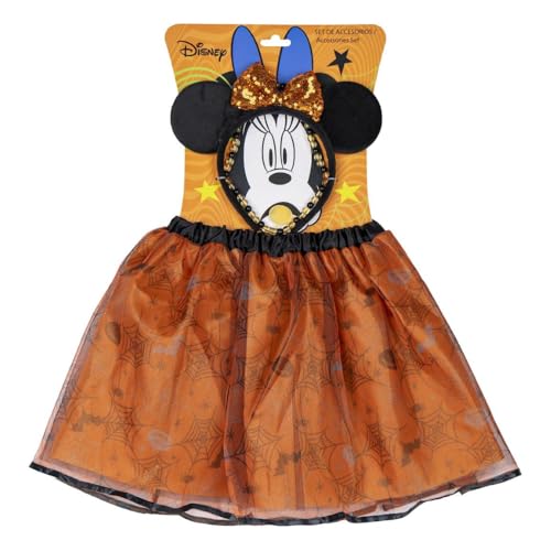 Halloween Minnie Disney 3 Stück Haarreif mit Ohren Tüllrock Halskette Verkleidung für Kinder Halloween Minnie Disney 3 Stück Haarreif mit Ohren Tüllrock Halskette Verkleidung für Kinder von CARTOON