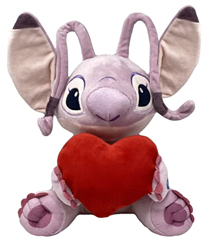 Kinder Plüschtier Disney Puppe mit Sound (30 cm, Angel mit Herz) von CARTOON