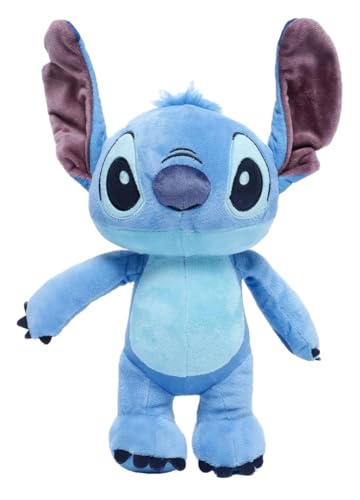 Kinder Plüschtier Disney Puppe mit Sound (30 cm, Stitch am Fuß) von CARTOON