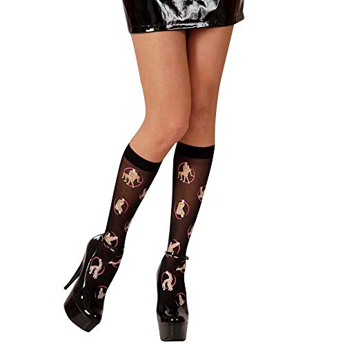 Schwarze Socken verziert Kamasutra Strumpfhose in 70 den für Erwachsene Einheitsgröße Zubehör für Kostüme und Verkleidungen Schwarze Socken verziert Kamasutra Strumpfhose in 70 den für Erwachsene Einheitsgröße Zubehör für Kostüme und Verkleidungen von CARTOON