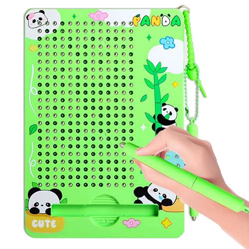 CARxlythic Panda Magnetische Zeichenbretter, Magnettafel Kinder Magnetisches Stahlkugel,Zeichentafel mit Stift Magnetspiel Magnet Spielzeug Reisebeschäftigung für Kinder Ab 3 Jahre von CARxlythic