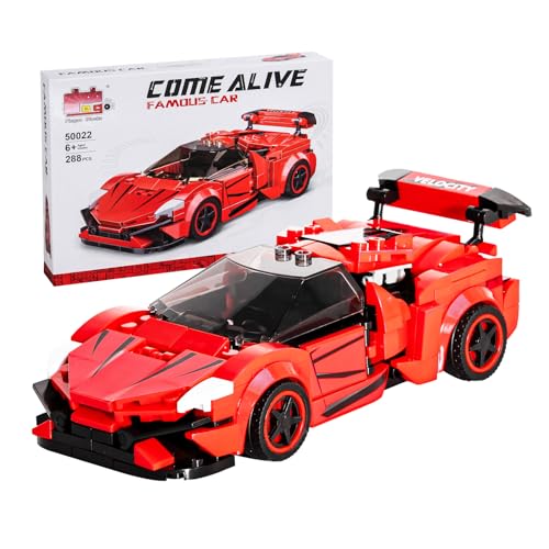 CASAFUNY Technik Auto-Modellbausatz Kompatible mit Lego Technic Spielzeug-Sportwagen Spielzeugauto Rennauto für Jungen, Mädchen und Auto-Fans von CASAFUNY