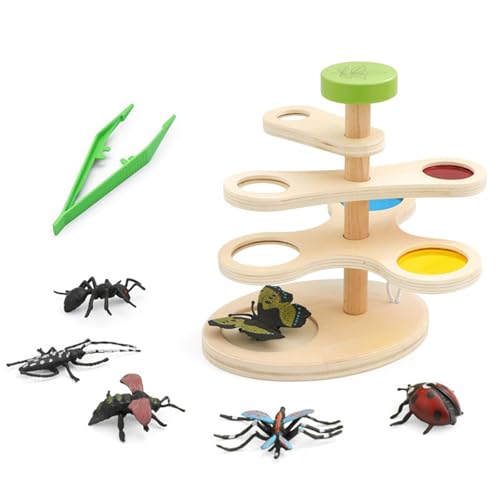 CASOME Holz-Experimentierspielzeug-Set Für Kinder – 3-Lagige Lupe Mit Farbfiltern, Pädagogisches Mint-Lernset Zum Beobachten Und Entdecken CASOME Holz-Experimentierspielzeug-Set Für Kinder – 3-Lagige Lupe Mit Farbfiltern, Pädagogisches Mint-Lernset Zum Beobachten Und Entdecken von CASOME