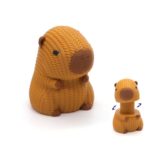 CASOME Lustiges Capybara-Drehspielzeug – 3D-Gedrucktes Schreibtisch-Zappelgeschenk Für Erwachsene Und Jugendliche, Kreativer Tier-Stressabbau, Süßes Entspannendes Schreibtischspielzeug CASOME Lustiges Capybara-Drehspielzeug – 3D-Gedrucktes Schreibtisch-Zappelgeschenk Für Erwachsene Und Jugendliche, Kreativer Tier-Stressabbau, Süßes Entspannendes Schreibtischspielzeug von CASOME