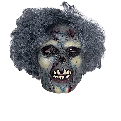 CASOTA Halloween-Maske, Zombie-Clown-Maske, Halloween mit schrecklichem, gruseligem Joker, Cosplay, Hexenmaske, Horror, gruselige Latexmaske, Cosplay for Halloween-Kostüm von CASOTA