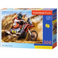 CASTORLAND B-030354 Dirt Bike Power, Puzzle 300 Teile von CASTORLAND