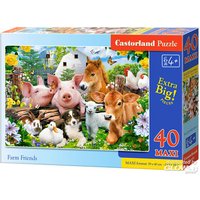 CASTORLAND B-040339-1 Farm Friends Puzzle 40 Teile [44 von CASTORLAND