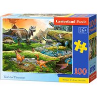 CASTORLAND B-111084 World of Dinosaurs, Puzzle 100 Teile CASTORLAND B-111084 World of Dinosaurs, Puzzle 100 Teile von CASTORLAND