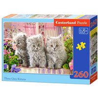 CASTORLAND B-27491-1 Kinderpuzzle 260 Teile Three Grey Kittens CASTORLAND B-27491-1 Kinderpuzzle 260 Teile Three Grey Kittens von CASTORLAND