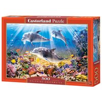CASTORLAND B-52547 Puzzle 500 Teile Dolphins Underwater von CASTORLAND