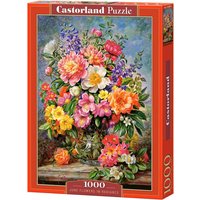 CASTORLAND C-103904-2 Puzzle 1000 Teile „Juniblumen im Glanz“ von CASTORLAND